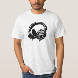 Muziek Koptelefoon DJ Verjaardagsfeestje T-shirt