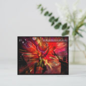 Muziek Kunst Briefkaart (Staand voorkant)