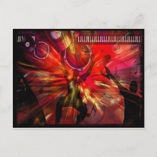 Muziek Kunst Briefkaart