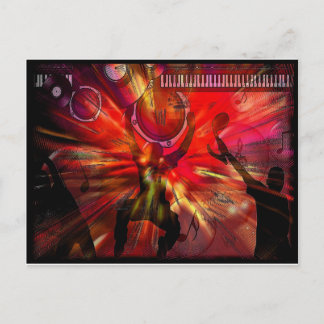 Muziek Kunst Briefkaart