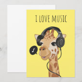 Muziek Kunst Ik Hou Van Muziek Save The Date (Voorkant / Achterkant)
