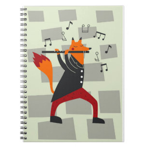 Muziek, kunst, vocht en muziek notitieboek