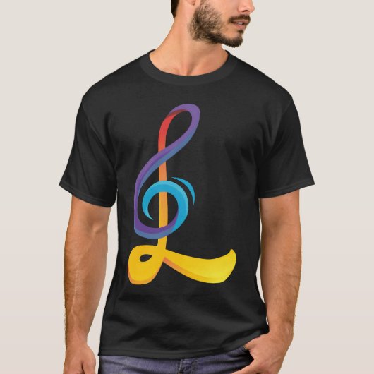 Muziek L meisje T-shirt (Voorkant)