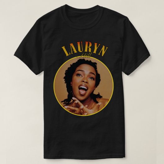 Muziek  Lauryn Great Hil Vrouw Rapper Cool T-shirt (Design voorkant)