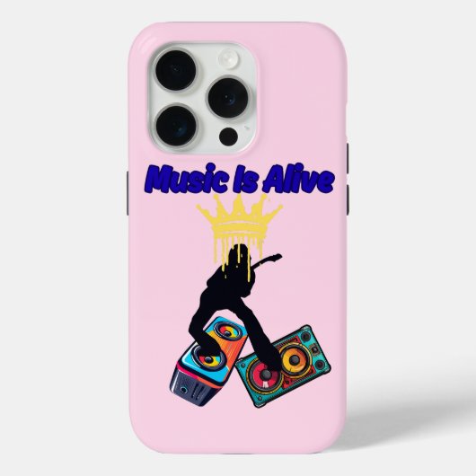 Muziek Leeft Case-Mate iPhone Case (Achterkant)