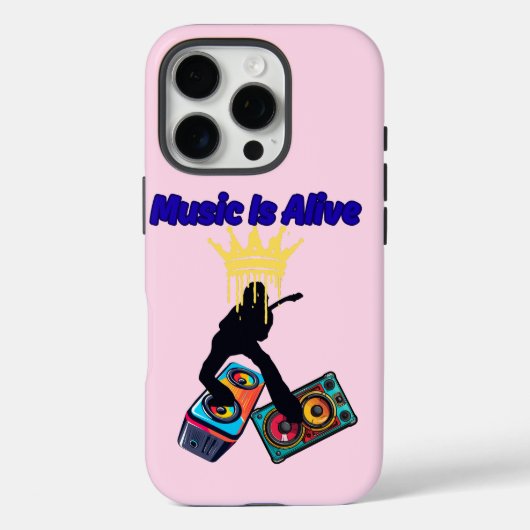 Muziek Leeft Case-Mate iPhone Case (Achterkant)