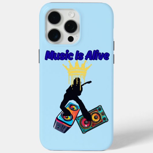 Muziek Leeft Case-Mate iPhone Case (Achterkant)