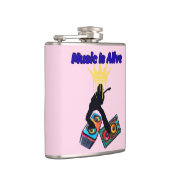Muziek Leeft Heupfles (Rechts)