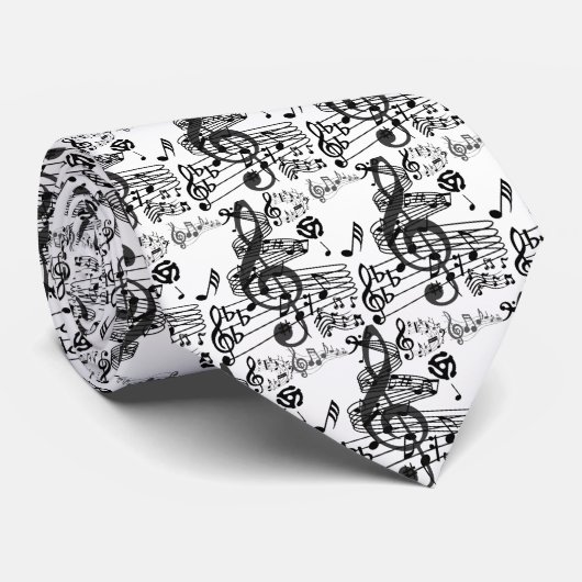 Muziek leeft, leef het _ stropdas (Opgerold)