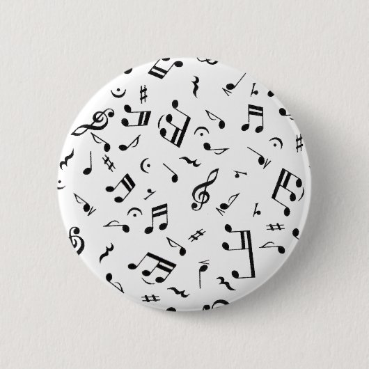 Muziek leeft_ ronde button 5,7 cm (Voorkant)