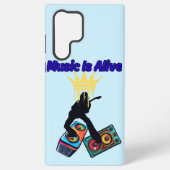 Muziek Leeft Samsung Galaxy Hoesje (Achterkant)