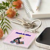 Muziek Leeft Sleutelhanger (Voorkant Rechts)