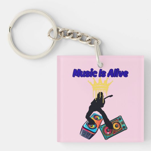Muziek Leeft Sleutelhanger (voorkant)