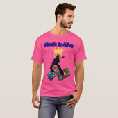 Muziek Leeft T-shirt (Voorkant volledig)