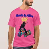 Muziek Leeft T-shirt (Voorkant)