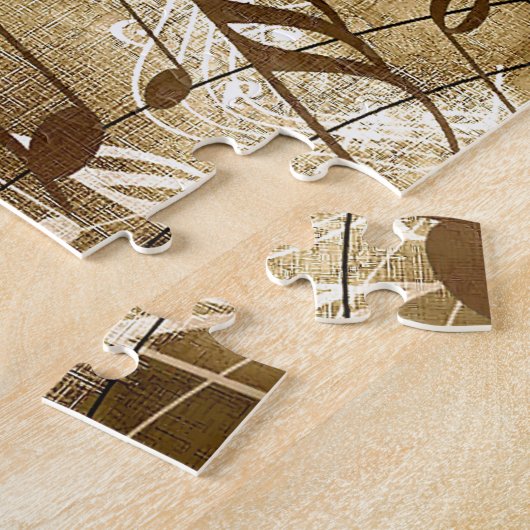 muziek legpuzzel (Zijkant)