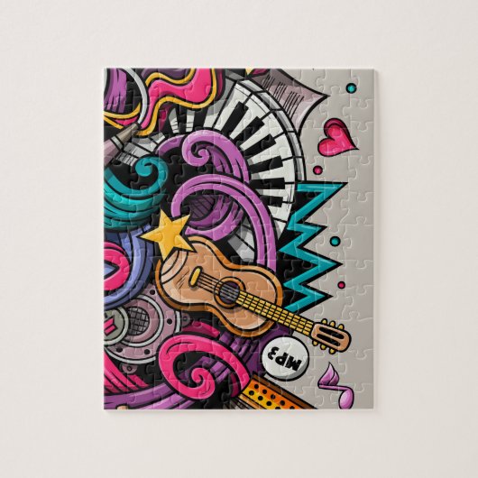 Muziek Legpuzzel (Verticaal)