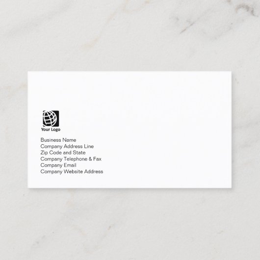 Muziek Leraar Elegant Goud Muziek NoteIcon BlueGlo Visitekaartje (Achterkant)