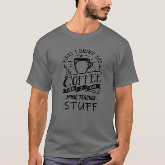 Muziek Leraar Leuk T-shirt (Voorkant)