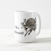 Muziek Leraar  Schetsinstrumenten Dank u Koffiemok (Voorkant rechts)