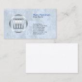 Muziek Leraar Vet Piano Keys Icon Visitekaartje (Voorkant / Achterkant)