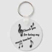 Muziek Leraar Waardering Band Orkest Klasse Sleutelhanger (Voorkant)