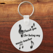 Muziek Leraar Waardering Band Orkest Klasse Sleutelhanger (Voorkant)