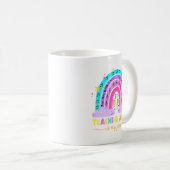 Muziek leren is mijn jam Musical Teacher Rainbow Koffiemok (Voorkant rechts)