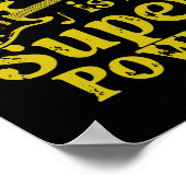 Muziek leren is mijn Superpower Music Teacher Poster (Hoek)