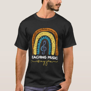 Muziek leren muziek is mijn jam t-shirt