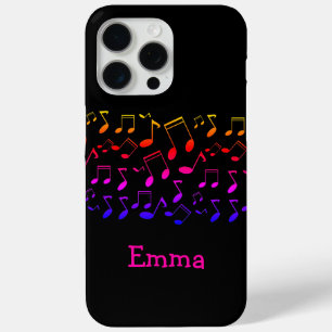 Muziek-les, notities, gepersonaliseerd iPhone 15 pro max hoesje