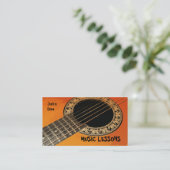 MUZIEK LESSONS Visitekaartje (Staand voorkant)