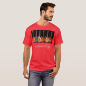 muziek=leven t-shirt (Voorkant volledig)
