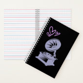 Muziek Liefde Oude School Gramophone Notitieboek (Binnen)