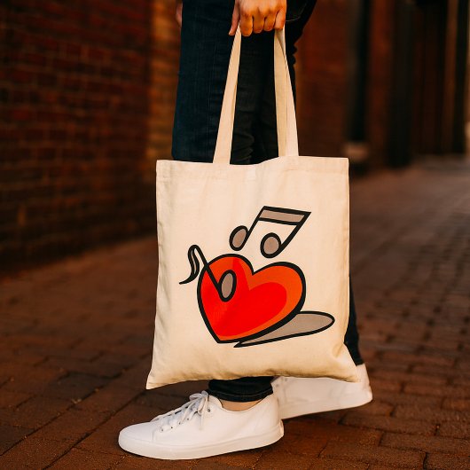 Muziek Liefhebben Tote Bag