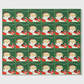 Muziek Liefhebber Kerstcadeau inpakpapier (Vlak)