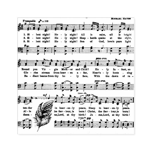 Muziek Liefhebber Stempel (Afrduk)