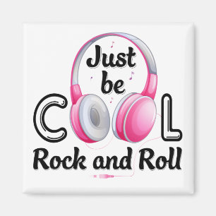 Muziek Liefhebber Wees Cool Rock and Roll Magneet