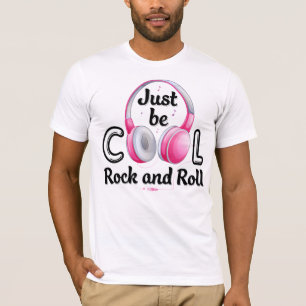 Muziek Liefhebber Wees Cool Rock and Roll T-shirt