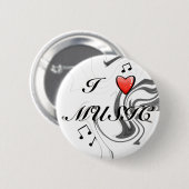 Muziek liefhebber y2k speld ronde button 5,7 cm (Voorkant /achterkant)