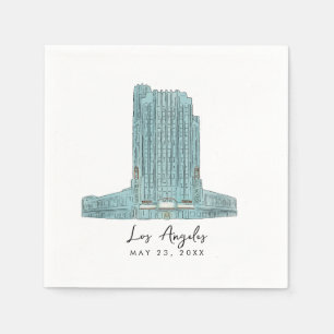 Muziek Liefhebbers Los Angeles Bruiloft Cocktail S Servet