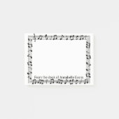 Muziek Lijst personaliseren Post-it® Notes (Voorkant)
