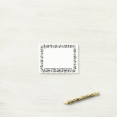 Muziek Lijst personaliseren Post-it® Notes (Op bureau)