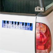 Muziek Live_ Bumpersticker (Op Truck)