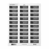 Muziek Logo  adreslabel Etiket (Full Sheet)