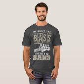 Muziek Lover Gift Idee Bass Player Bass Guiter T-shirt (Voorkant volledig)
