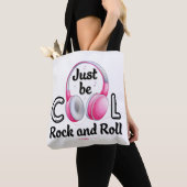 Muziek Lover is alleen maar Cool Rock en Roll Tote Bag (Dichtbij)
