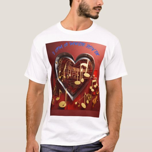 Muziek Lover T-Shirt (Voorkant)