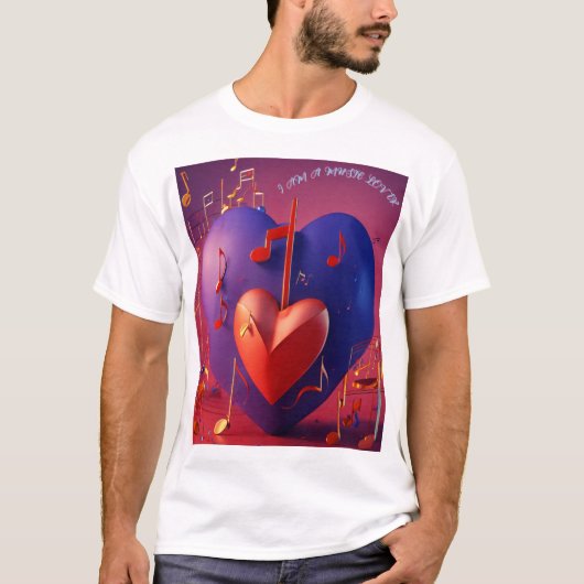 Muziek Lover T-Shirt (Voorkant)