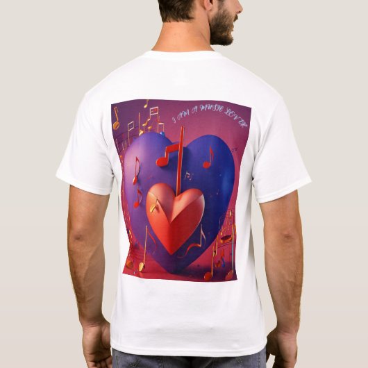 Muziek Lover T-Shirt (Achterkant)